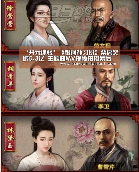 ‘开元体验’《银河补习班》票房突破5.3亿 主题曲MV揭秘拍摄幕后苦与乐(图2) 开元体验